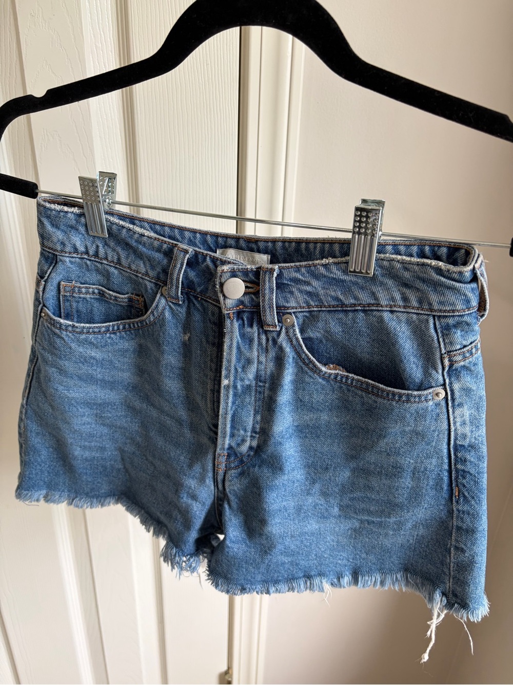 H&M Light Blue Denim Cutoff Shorts